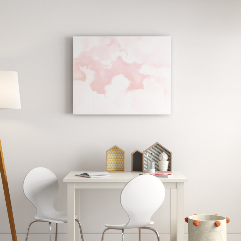 Mack &amp; Milo 'Blush Pink Clouds' Canvas Art | Wayfair